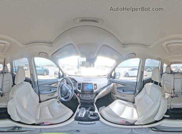 5FNYF6H93HB072671 2017 HONDA PILOT White VIN კოდის სტიკერის ხედი