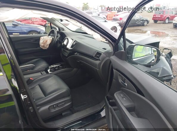 5FNYF6H94JB003476 2018 HONDA PILOT Black Вид салону спереду