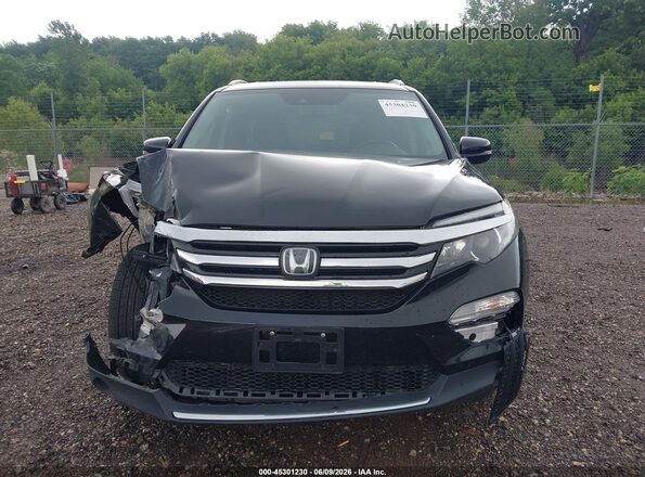 5FNYF6H94JB003476 2018 HONDA PILOT Black Вид щитка приладів