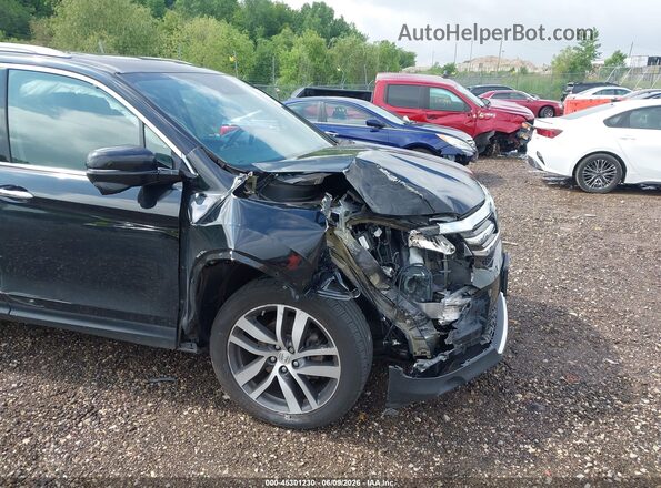 5FNYF6H94JB003476 2018 HONDA PILOT Black Вид спереду