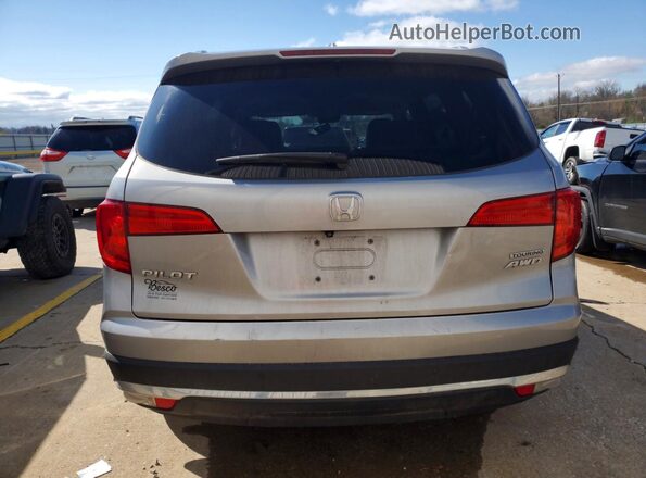 5FNYF6H95HB076706 2017 HONDA PILOT Silver Rear view