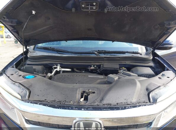 5FNYF6H95KB074395 2019 HONDA PILOT Blue Rear view