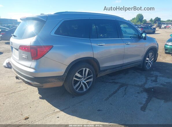 5FNYF6H96JB038102 2018 HONDA PILOT Gray Trasero derecho