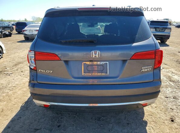 5FNYF6H96JB064215 2018 HONDA PILOT Gray Rear view