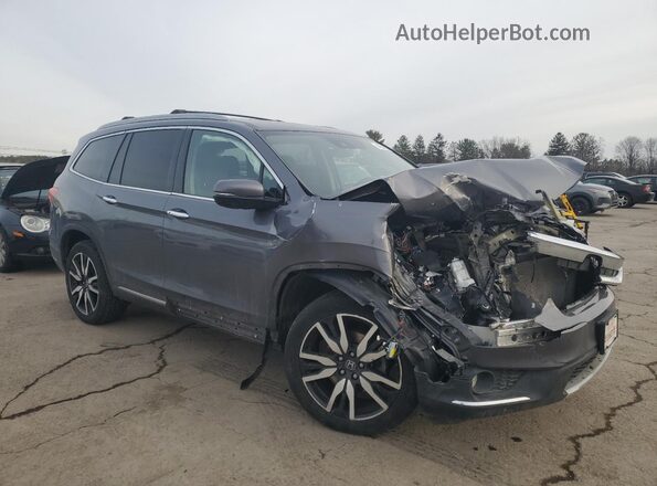 5FNYF6H96KB087429 2019 HONDA PILOT Gray წინა მარჯვენა