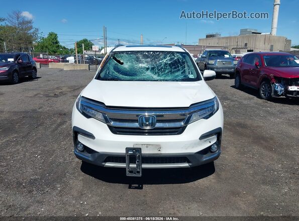 5FNYF6H96MB058533 2021 HONDA PILOT White Instrument cluster view