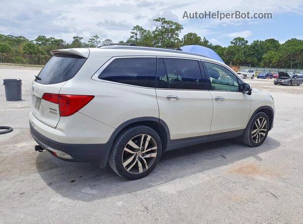 5FNYF6H97HB044470 2017 HONDA PILOT White Задня права чверть