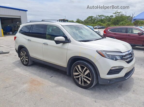 5FNYF6H97HB044470 2017 HONDA PILOT White Передня права чверть