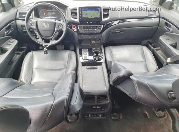 5FNYF6H97HB044470 2017 HONDA PILOT White Вид панелі приладів