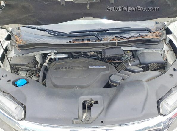 5FNYF6H97HB044470 2017 HONDA PILOT White Вид підкапотного простору