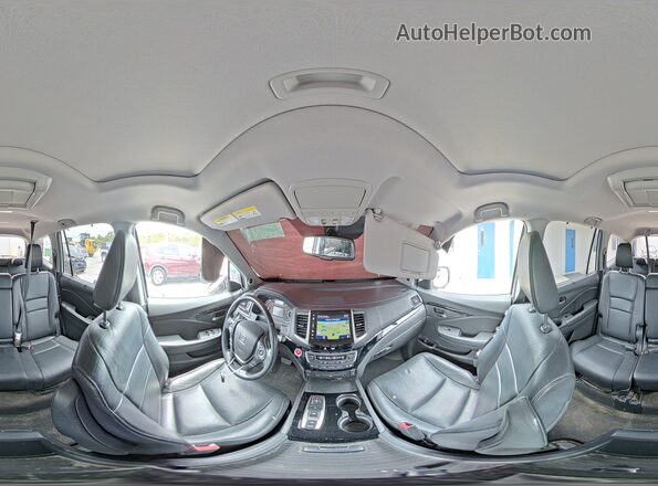 5FNYF6H97HB044470 2017 HONDA PILOT White Панорамний вид салону 360°