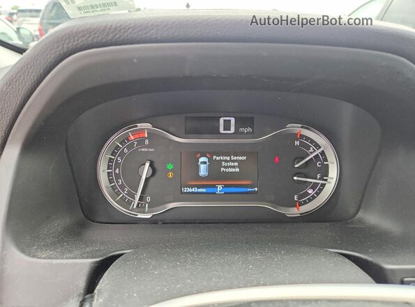 5FNYF6H97HB074780 2017 HONDA PILOT White Instrument cluster view