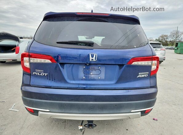 5FNYF6H97KB020791 2019 HONDA PILOT Blue Vista trasera