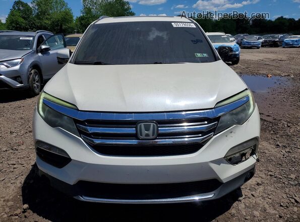 5FNYF6H98HB010733 2017 HONDA PILOT White Вид спереду