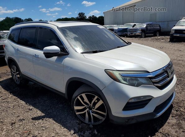 5FNYF6H98HB010733 2017 HONDA PILOT White Передня права чверть