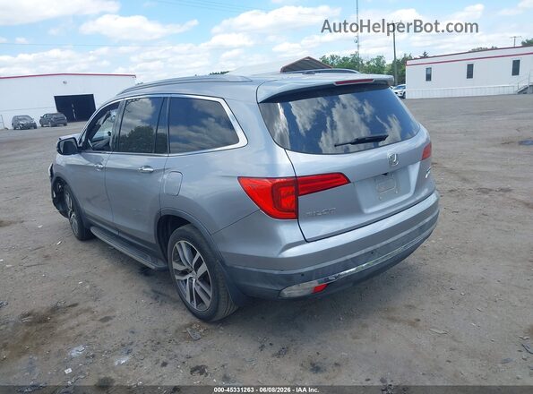 5FNYF6H98JB005649 2018 HONDA PILOT Серебряный Задняя левая четверть