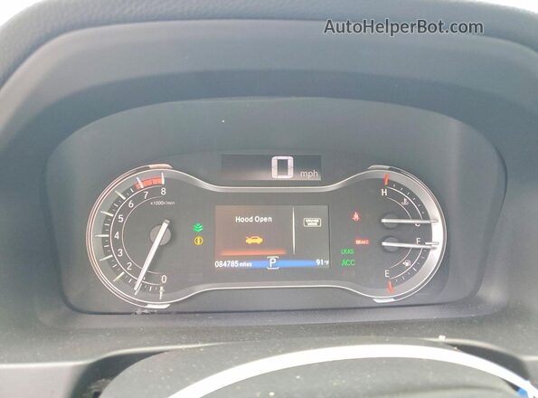 5FNYF6H98JB010494 2018 HONDA PILOT Blue Вид щитка приладів