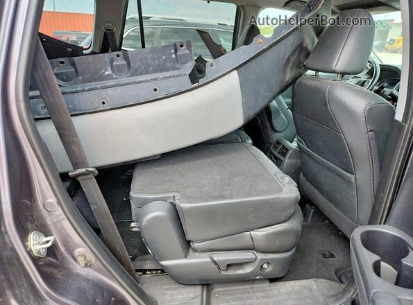 5FNYF6H98KB004003 2019 HONDA PILOT Gray უკანა სალონის ხედი