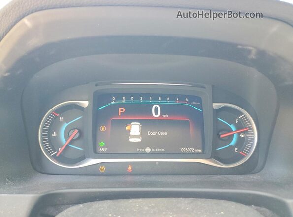 5FNYF6H98MB014808 2021 HONDA PILOT Blue ხელსაწყოთა პანელის ხედი