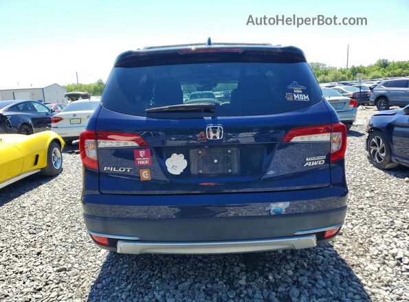 5FNYF6H98MB014808 2021 HONDA PILOT Blue უკანა ხედი