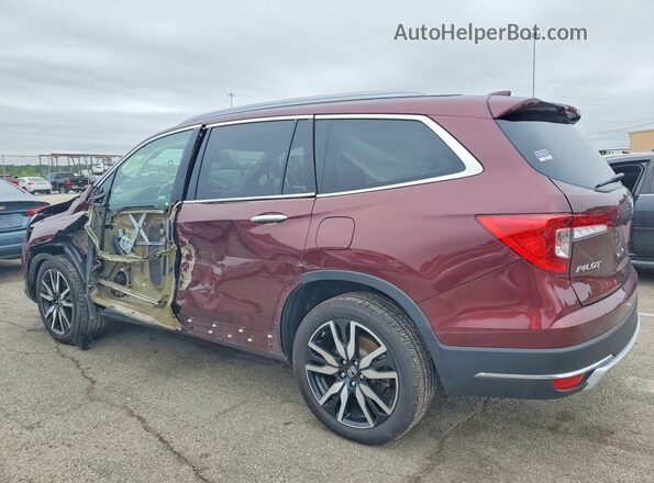 5FNYF6H98MB076760 2021 HONDA PILOT Burgundy Rear left