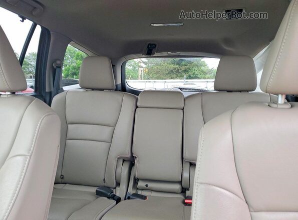 5FNYF6H98MB076760 2021 HONDA PILOT Burgundy Rear seats view