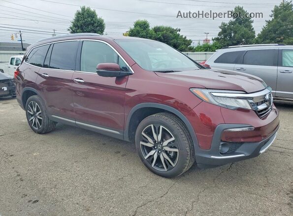 5FNYF6H98MB076760 2021 HONDA PILOT Burgundy Front right