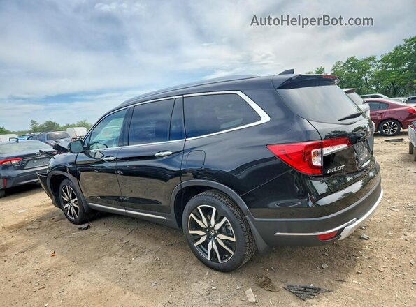 5FNYF6H98NB002840 2022 HONDA PILOT Black უკანა მარცხენა