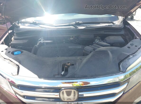 5FNYF6H99HB077597 2017 HONDA PILOT Burgundy Vista trasera