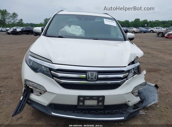 5FNYF6H99HB099437 2017 HONDA PILOT Белый Вид щитка приборов