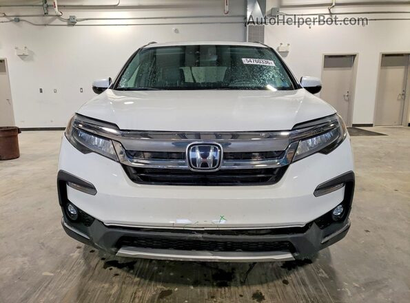 5FNYF6H99MB505839 2021 HONDA PILOT White წინა ხედი