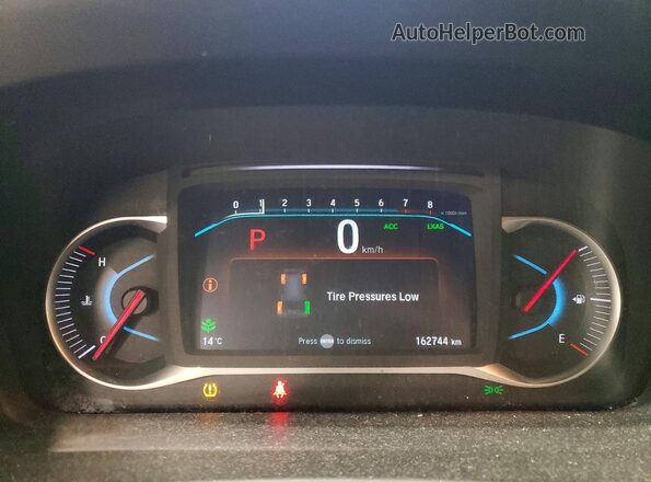 5FNYF6H99MB505839 2021 HONDA PILOT White ხელსაწყოთა პანელის ხედი
