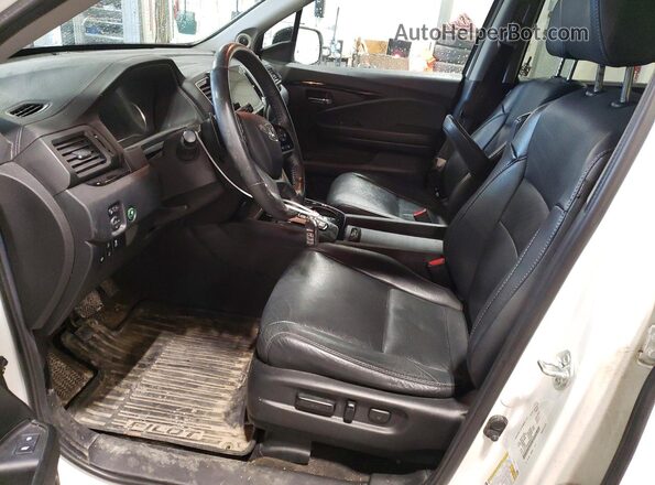5FNYF6H99MB505839 2021 HONDA PILOT White წინა სალონის ხედი