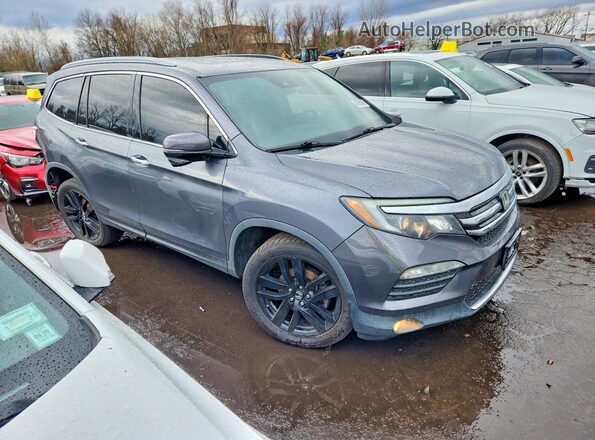 5FNYF6H9XJB009489 2018 HONDA PILOT Gray Przód prawy