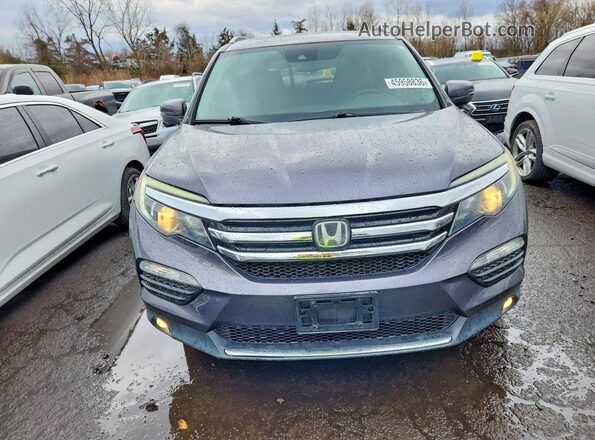 5FNYF6H9XJB009489 2018 HONDA PILOT Gray Widok z przodu