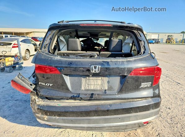5FNYF6H9XJB044968 2018 HONDA PILOT Black Rear view