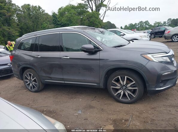 5FNYF6H9XKB023037 2019 HONDA PILOT Gray უკანა სალონის ხედი