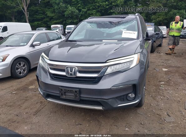 5FNYF6H9XKB023037 2019 HONDA PILOT Gray ხელსაწყოთა პანელის ხედი