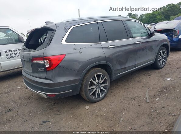 5FNYF6H9XKB023037 2019 HONDA PILOT Gray უკანა მარჯვენა