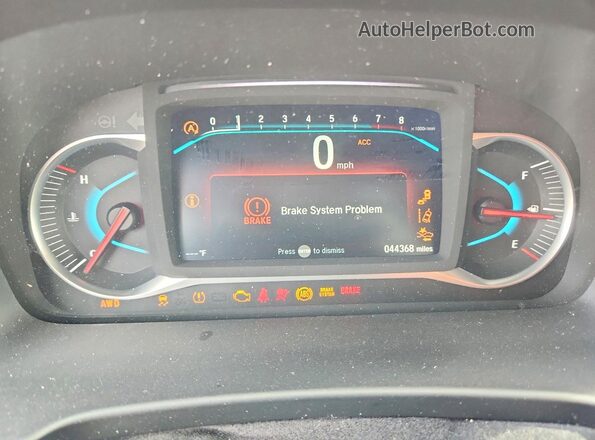 5FNYF6H9XKB073209 2019 HONDA PILOT White Սարքավորումների վահանակի տեսք