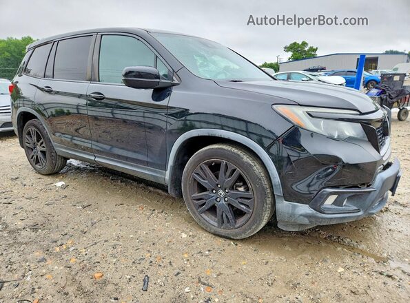 5FNYF7H21KB000559 2019 HONDA PASSPORT Black Առջևի աջ