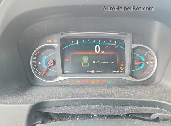 5FNYF7H24KB009997 2019 HONDA PASSPORT Blue Սարքավորումների վահանակի տեսք