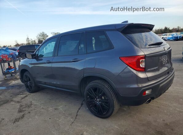 5FNYF7H27KB007077 2019 HONDA PASSPORT Gray Rear left