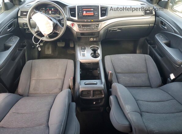 5FNYF7H27KB007077 2019 HONDA PASSPORT Gray Dashboard view