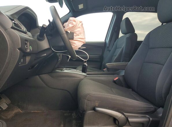 5FNYF7H27KB007077 2019 HONDA PASSPORT Gray Front interior view