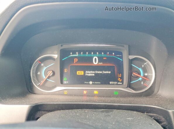 5FNYF7H27KB007077 2019 HONDA PASSPORT Gray Instrument cluster view