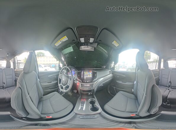 5FNYF7H2XMB007948 2021 HONDA PASSPORT Silver Widok wnętrza 360 stopni