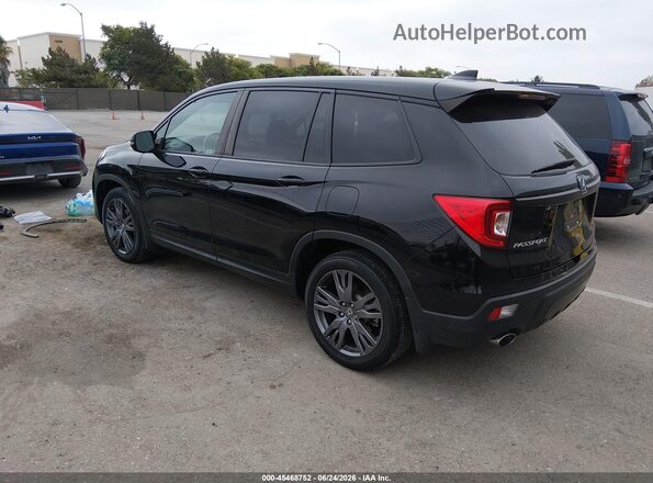 5FNYF7H51LB002565 2020 HONDA PASSPORT Black უკანა მარცხენა