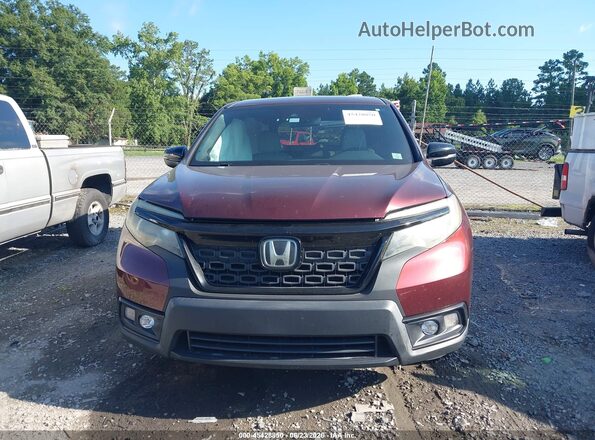 5FNYF7H5XLB000345 2020 HONDA PASSPORT Burgundy Вид щитка приладів