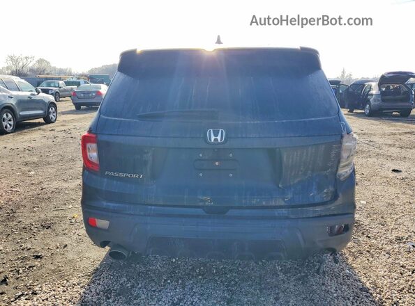5FNYF7H5XMB011993 2021 HONDA PASSPORT Black Вид ззаду